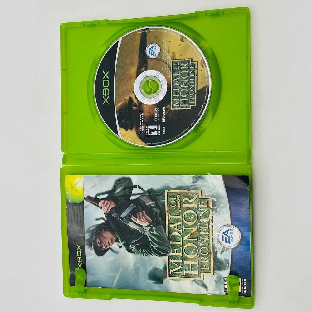 Medal of Honor Frontline Original Xbox Game EA Games WWII Shooter CIB NTSC‎